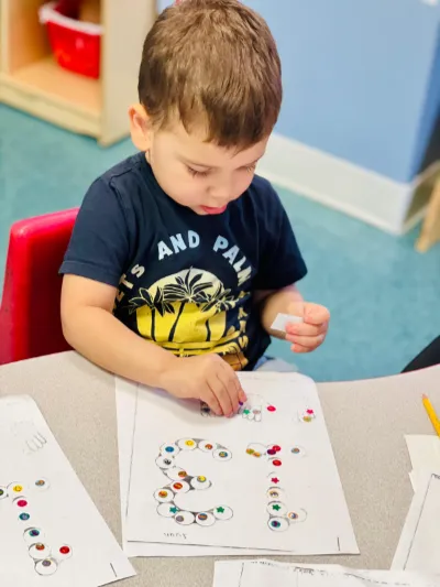 Child at Little Heaven Daycare